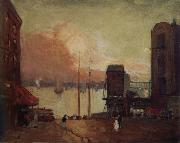 Cumulus Clouds,East River
